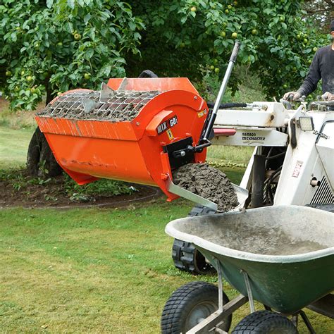 skid steer cement mixer rental|bobcat skid steer cement mixer.